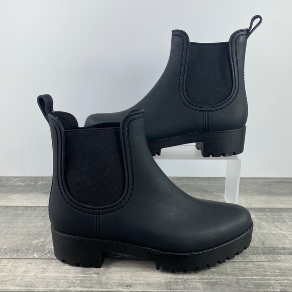 Jeffrey Campbell Shoes - Jeffrey Campbell Cloudy Waterproof Rain Boot Black